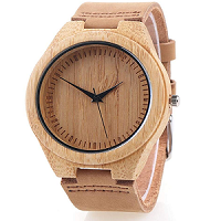 reloj pulsera de madera