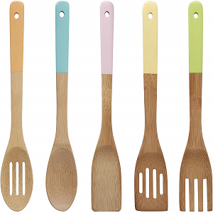 utensilios de cocina, bambÃº, multicolor